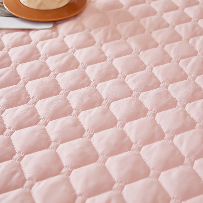 91家纺网 家纺一手货源 找家纺 三盛源 2026新款防水夹棉床笠单件A类防尘隔尿罩家用单双人床垫席梦思全包保护罩-缤纷系列（支持小批量定制尺寸） 缤纷系列-嫩粉