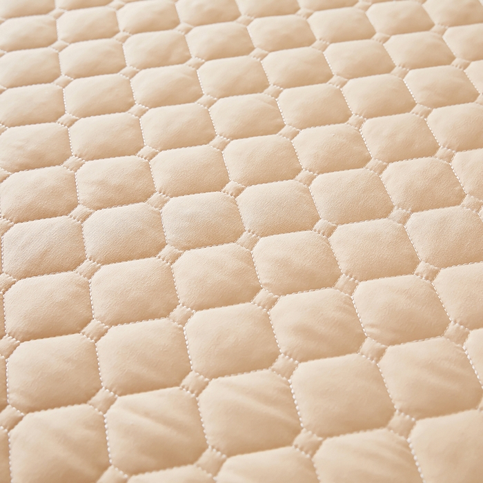 91家纺网 家纺一手货源 找家纺 三盛源 2026新款防水夹棉床笠单件A类防尘隔尿罩家用单双人床垫席梦思全包保护罩-缤纷系列（支持小批量定制尺寸） 缤纷系列-驼色