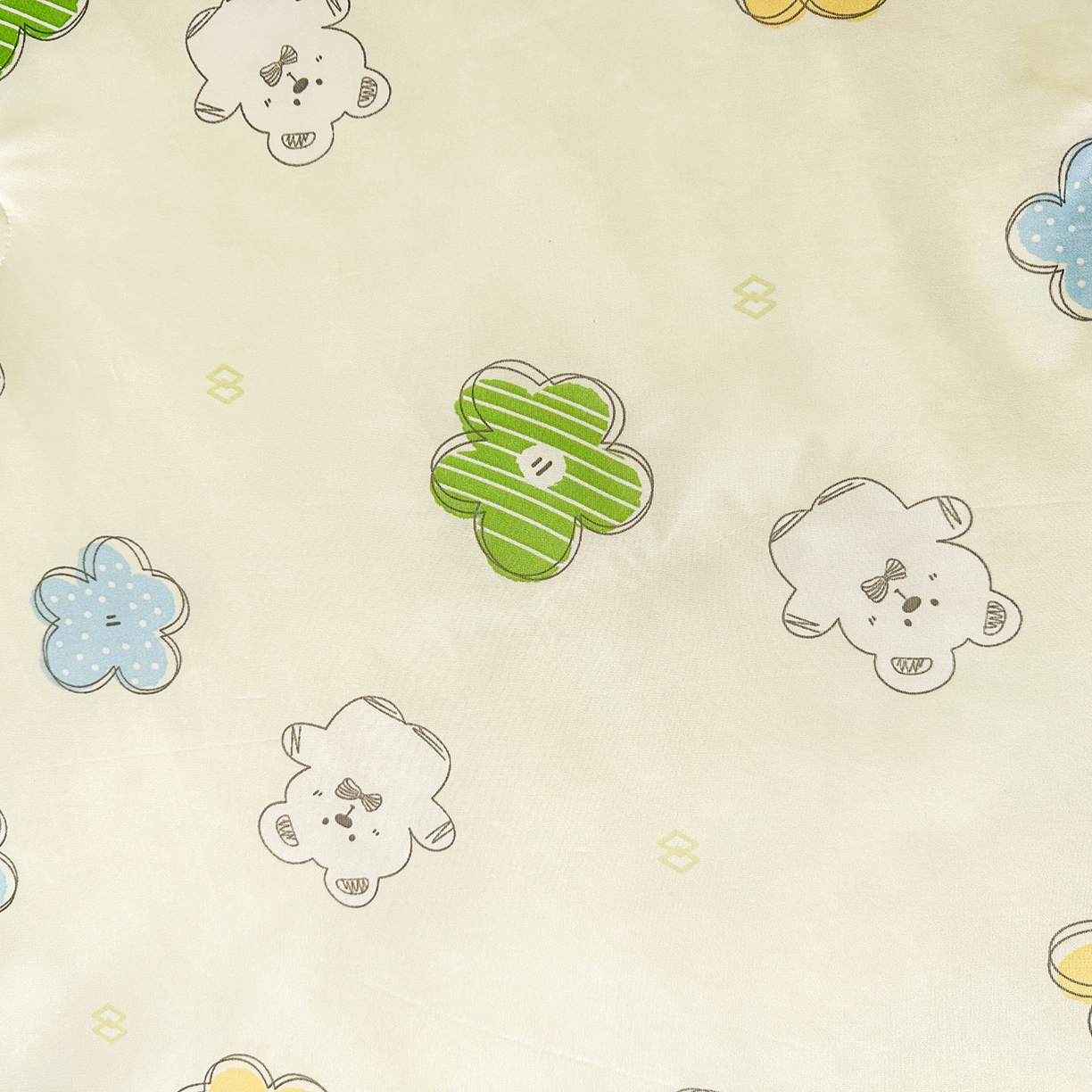 91家纺网 家纺一手货源 找家纺 悦织语 2026新款凉感丝（含氨纶）双面凉感冰丝夏凉被空调被 花花熊