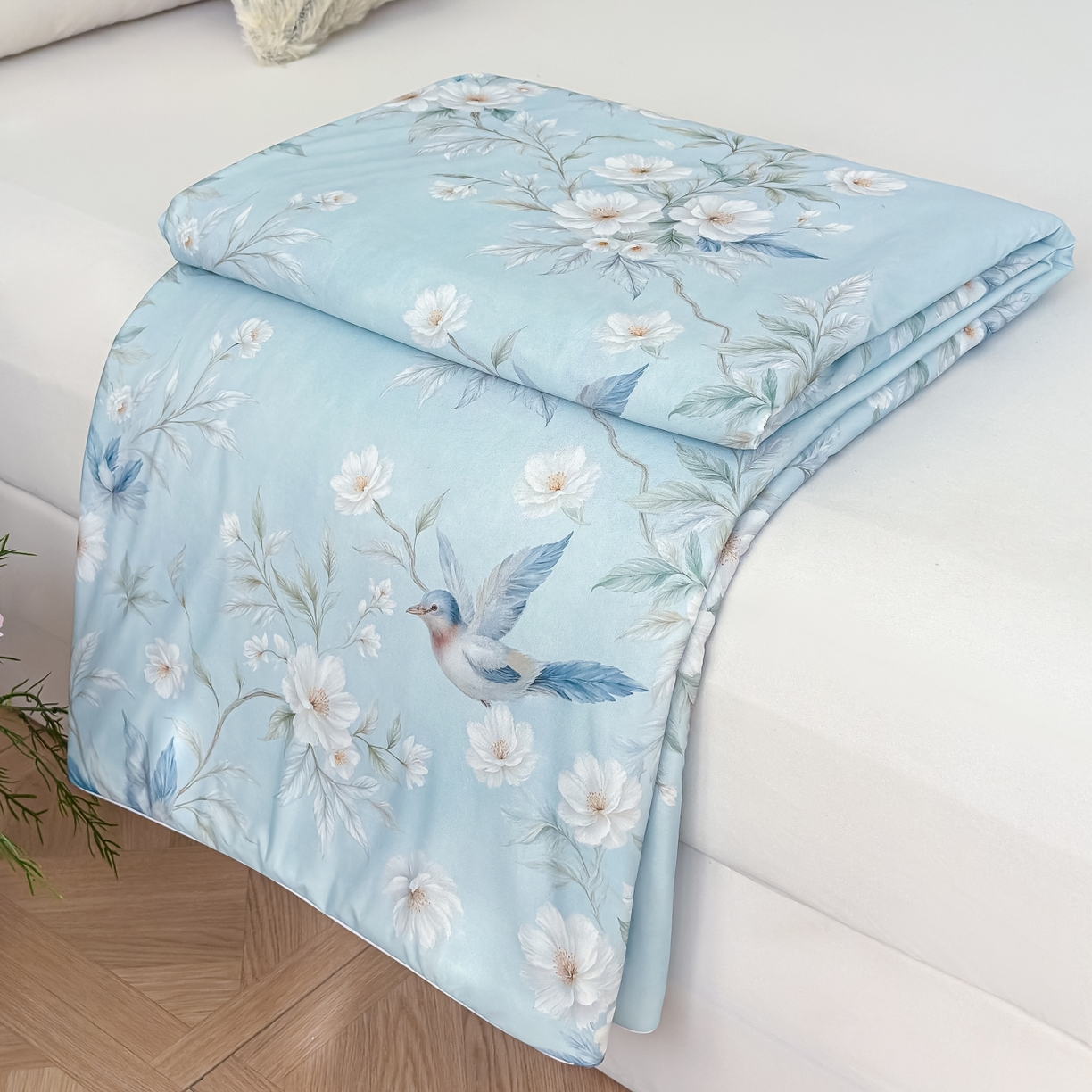 91家纺网 家纺一手货源 找家纺 （总）圣尔雅家纺 2026春夏新款数码印花凉感丝夏被夏凉被空调被系列