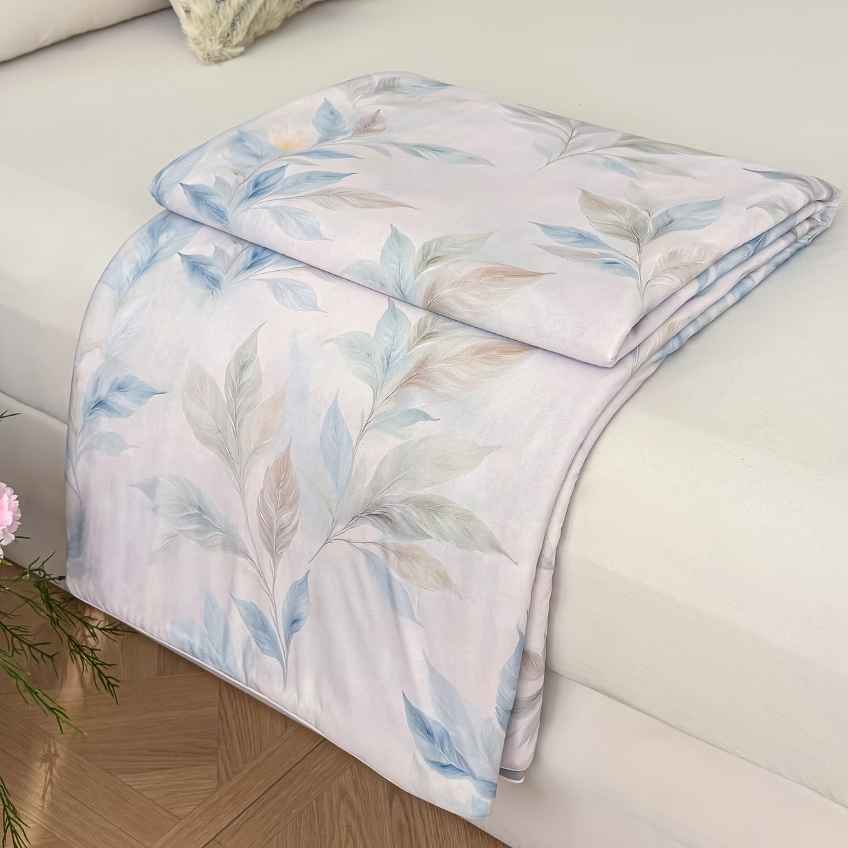 91家纺网 家纺一手货源 找家纺 （总）圣尔雅家纺 2026春夏新款数码印花凉感丝夏被夏凉被空调被系列