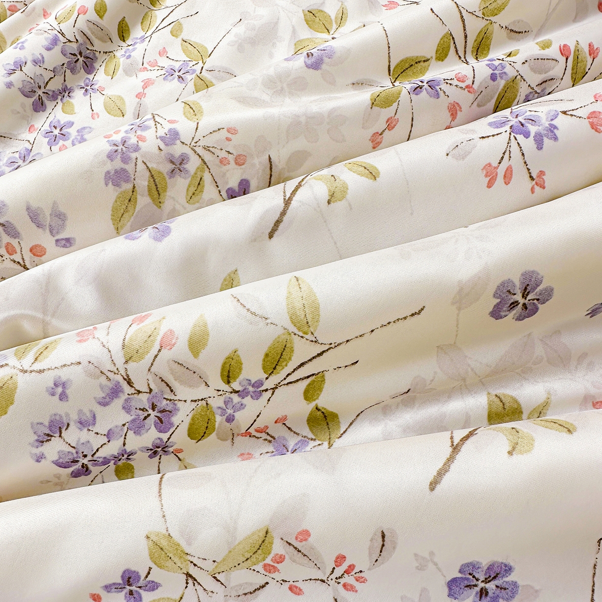 91家纺网 家纺一手货源 找家纺 悦织语 2026新款凉感丝（含氨纶）双面凉感冰丝夏凉被空调被 花漾