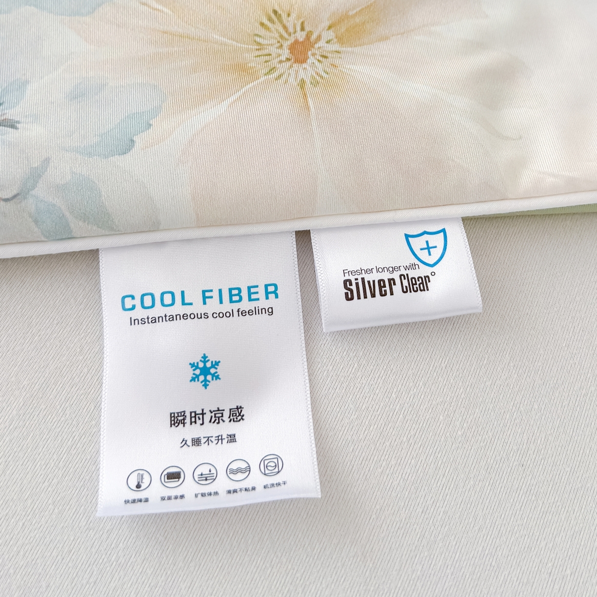 91家纺网 家纺一手货源 找家纺 圣尔雅家纺 2026春夏新款数码印花凉感丝夏被夏凉被空调被系列 春漾