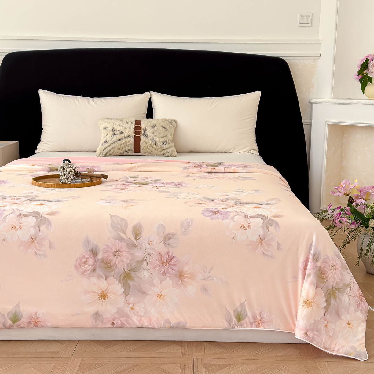 91家纺网 家纺一手货源 找家纺 圣尔雅家纺 2026春夏新款数码印花凉感丝夏被夏凉被空调被系列 尔雅