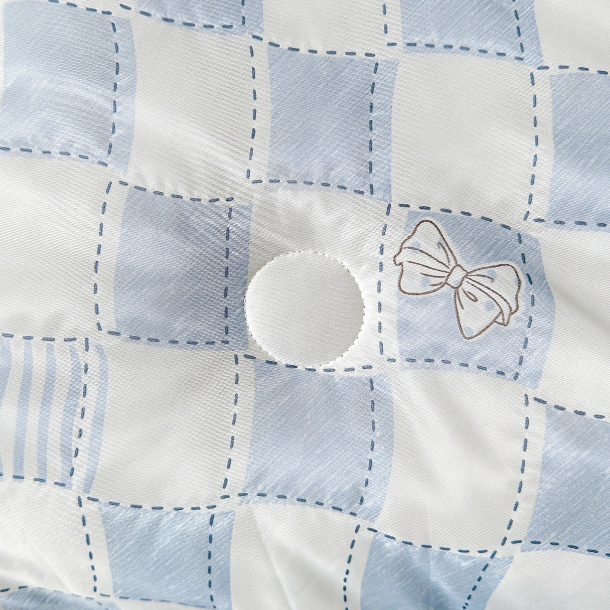 91家纺网 家纺一手货源 找家纺 悦织语 2026新款凉感丝（含氨纶）双面凉感冰丝夏凉被空调被 蓝格物语