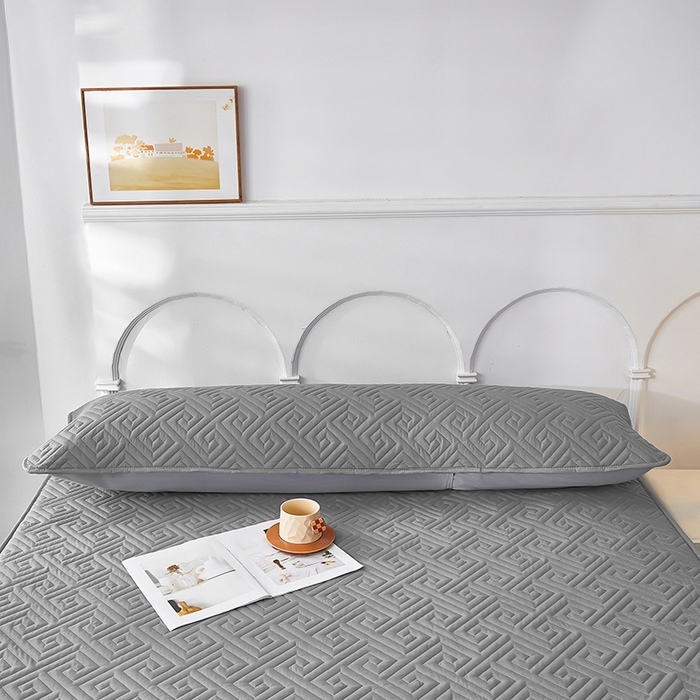 91家纺网 家纺一手货源 找家纺 三盛源 2026新款A类防水隔脏夹棉枕套枕头单双人保护套隔离枕芯水洗棉枕头套家用防口水-简奢系列（支持小批量定制尺寸） 简奢系列-星空灰