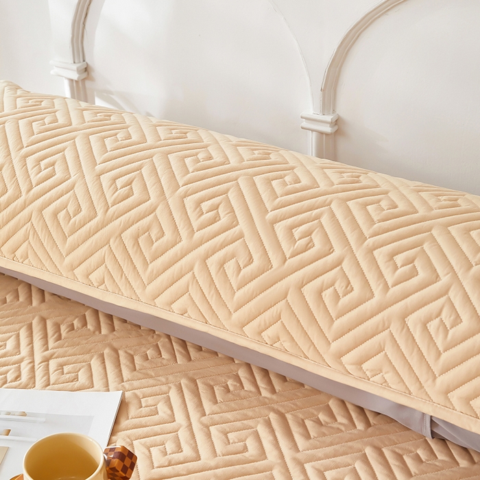 91家纺网 家纺一手货源 找家纺 三盛源 2026新款A类防水隔脏夹棉枕套枕头单双人保护套隔离枕芯水洗棉枕头套家用防口水-简奢系列（支持小批量定制尺寸） 简奢系列-奶咖