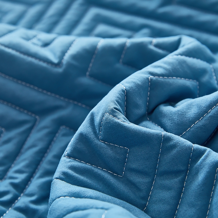 91家纺网 家纺一手货源 找家纺 三盛源 2026新款A类防水隔脏夹棉枕套枕头单双人保护套隔离枕芯水洗棉枕头套家用防口水-简奢系列（支持小批量定制尺寸） 简奢系列-天空蓝