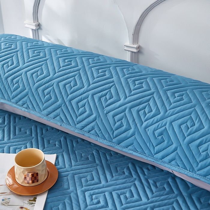 91家纺网 家纺一手货源 找家纺 三盛源 2026新款A类防水隔脏夹棉枕套枕头单双人保护套隔离枕芯水洗棉枕头套家用防口水-简奢系列（支持小批量定制尺寸） 简奢系列-天空蓝