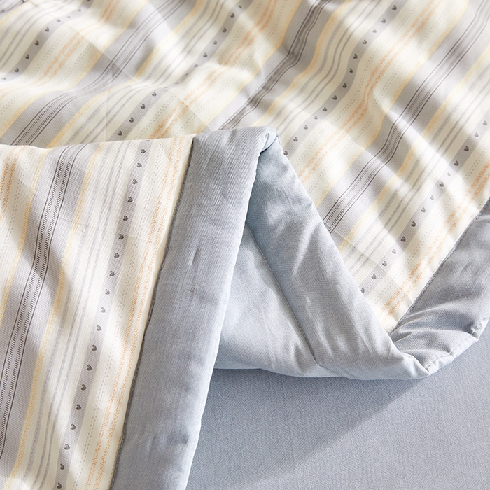 91家纺网 家纺一手货源 找家纺 海洋家纺 2026新款A类里外全棉棉花夏被-格子系列 风格二 学院派