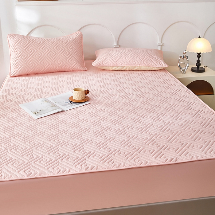 91家纺网 家纺一手货源 找家纺 （总）三盛源 2026新款A类防水夹棉床笠加厚席梦思床垫保护套床笠罩防滑-简奢系列（支持小批量定制尺寸）