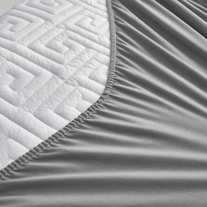 91家纺网 家纺一手货源 找家纺 三盛源 2026新款A类防水夹棉床笠加厚席梦思床垫保护套床笠罩防滑-简奢系列（支持小批量定制尺寸） 简奢系列-星空灰