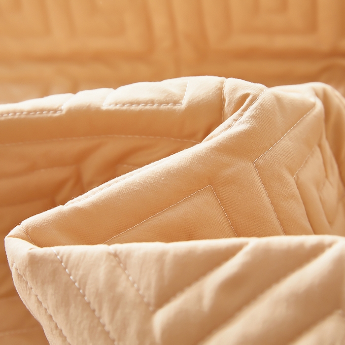 91家纺网 家纺一手货源 找家纺 三盛源 2026新款A类防水夹棉床笠加厚席梦思床垫保护套床笠罩防滑-简奢系列（支持小批量定制尺寸） 简奢系列-奶咖