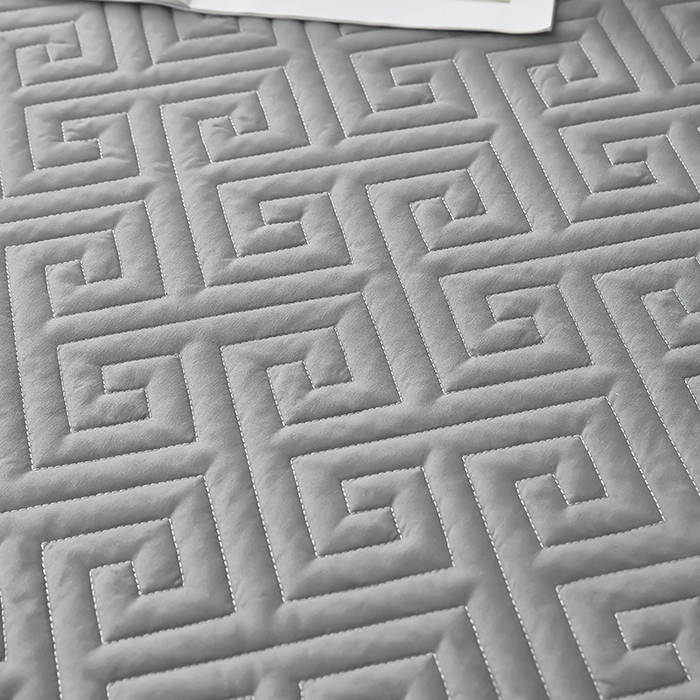 91家纺网 家纺一手货源 找家纺 三盛源 2026新款A类防水夹棉床笠加厚席梦思床垫保护套床笠罩防滑-简奢系列（支持小批量定制尺寸） 简奢系列-星空灰