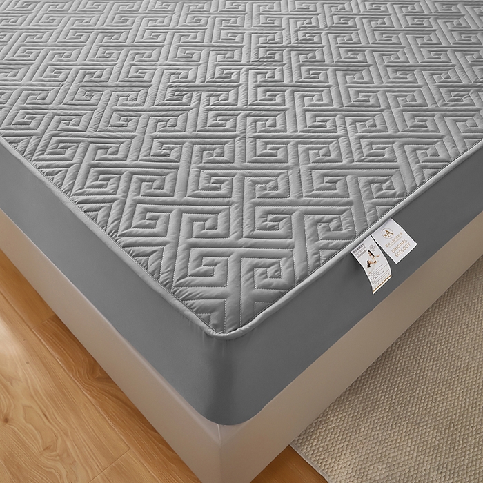 91家纺网 家纺一手货源 找家纺 三盛源 2026新款A类防水夹棉床笠加厚席梦思床垫保护套床笠罩防滑-简奢系列（支持小批量定制尺寸） 简奢系列-星空灰