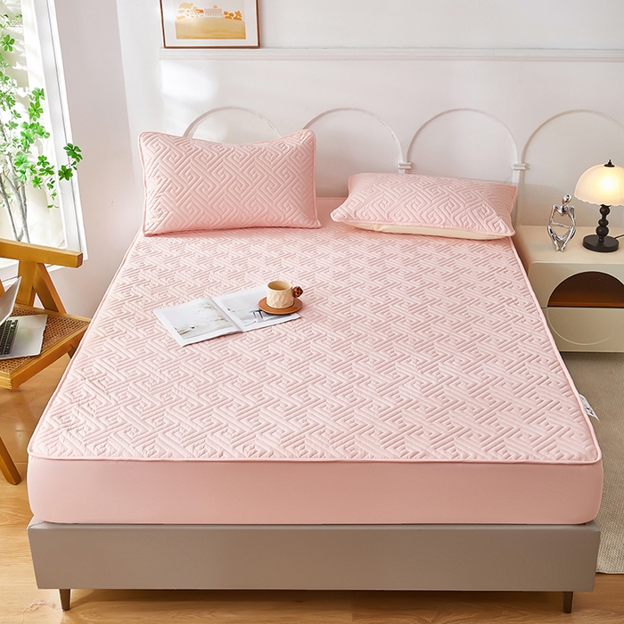 91家纺网 家纺一手货源 找家纺 （总）三盛源 2026新款A类防水夹棉床笠加厚席梦思床垫保护套床笠罩防滑-简奢系列（支持小批量定制尺寸）