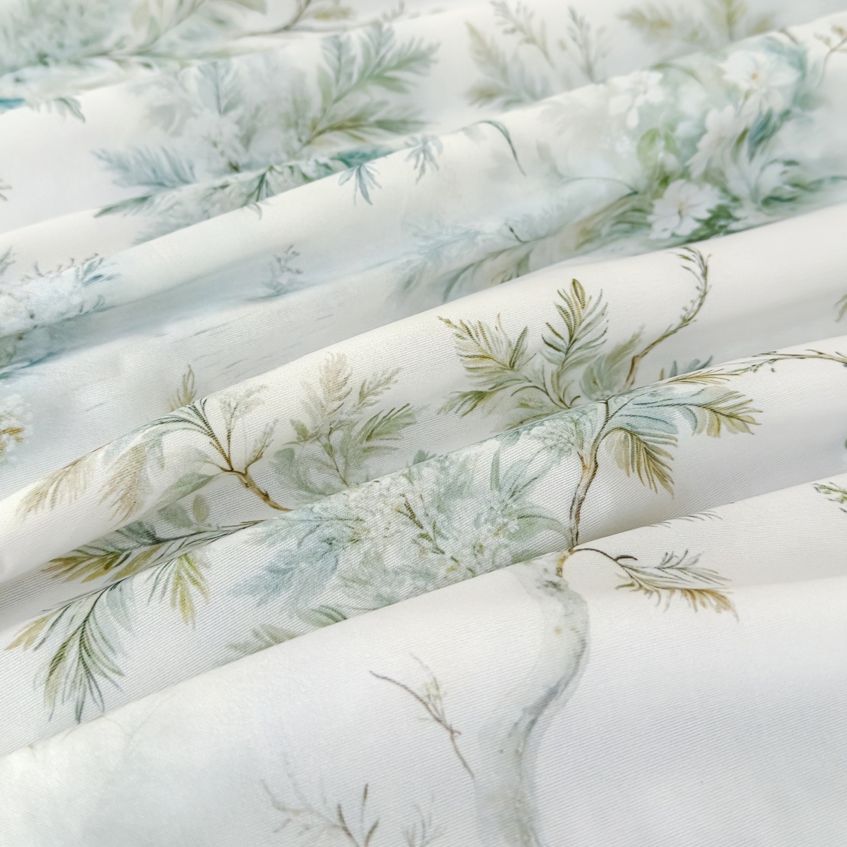 91家纺网 家纺一手货源 找家纺 圣尔雅家纺 2026春夏新款数码印花凉感丝夏被夏凉被空调被系列 青枝