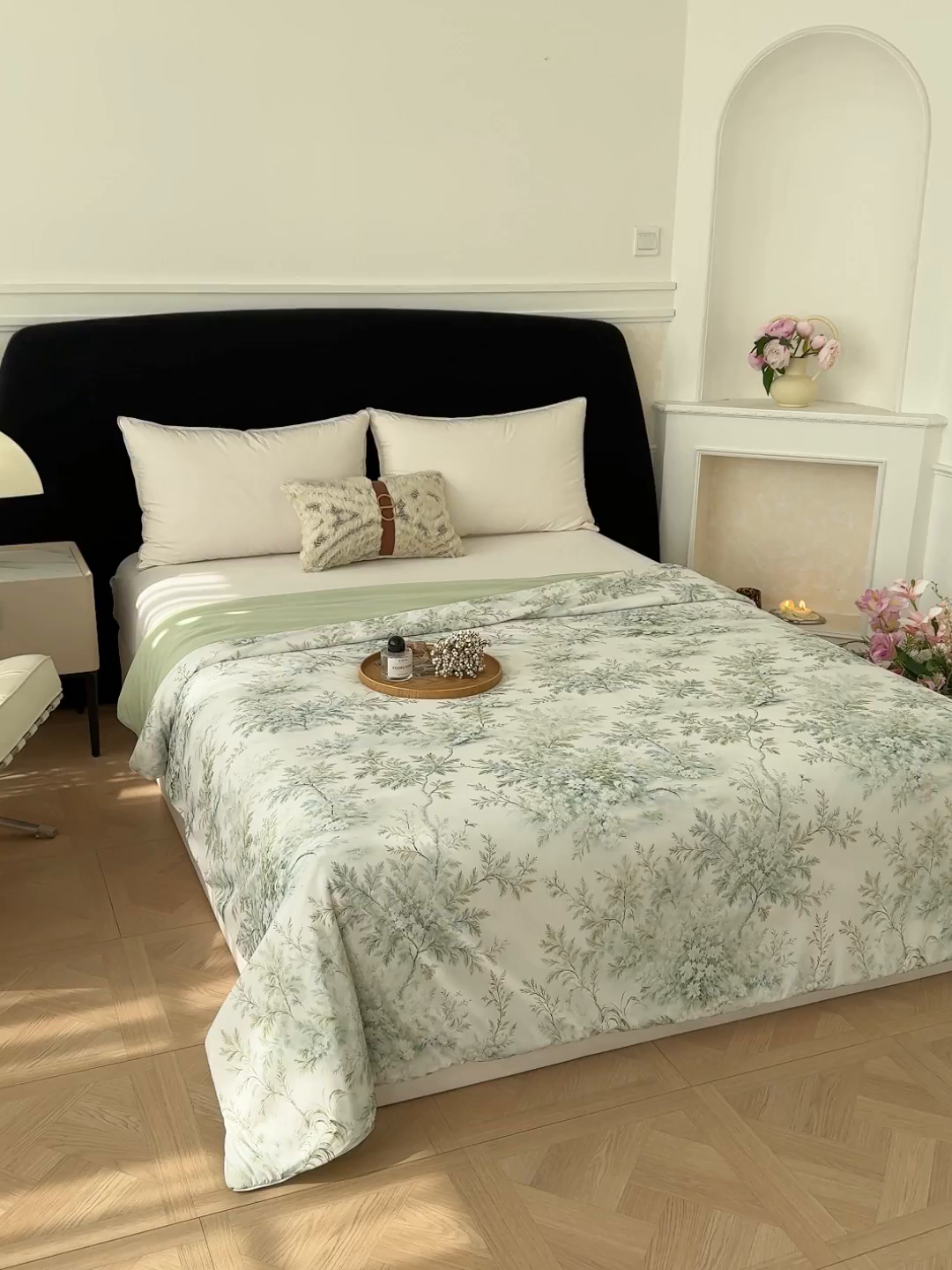 91家纺网 家纺一手货源 找家纺 圣尔雅家纺 2026春夏新款数码印花凉感丝夏被夏凉被空调被系列 青枝