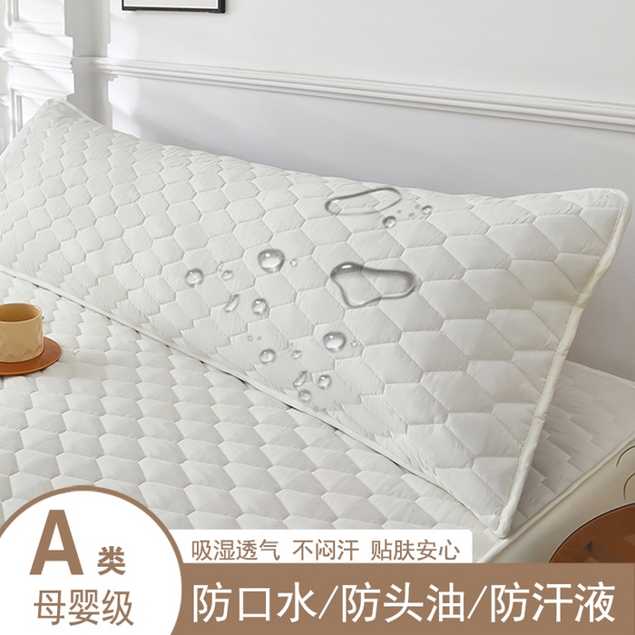 91家纺网 家纺一手货源 找家纺 （总）三盛源 2026新款A类防水夹棉枕套枕芯套防头油双人1.2枕头套1.5夫妻枕头长款一体1.8枕芯套-洛卡系列（支持小批量定制尺寸）