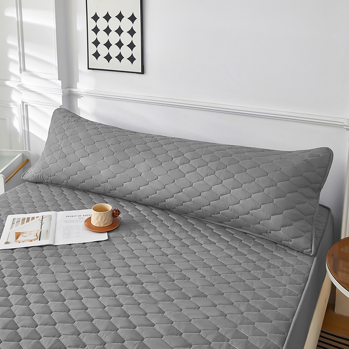 91家纺网 家纺一手货源 找家纺 （总）三盛源 2026新款A类防水夹棉枕套枕芯套防头油双人1.2枕头套1.5夫妻枕头长款一体1.8枕芯套-洛卡系列（支持小批量定制尺寸）