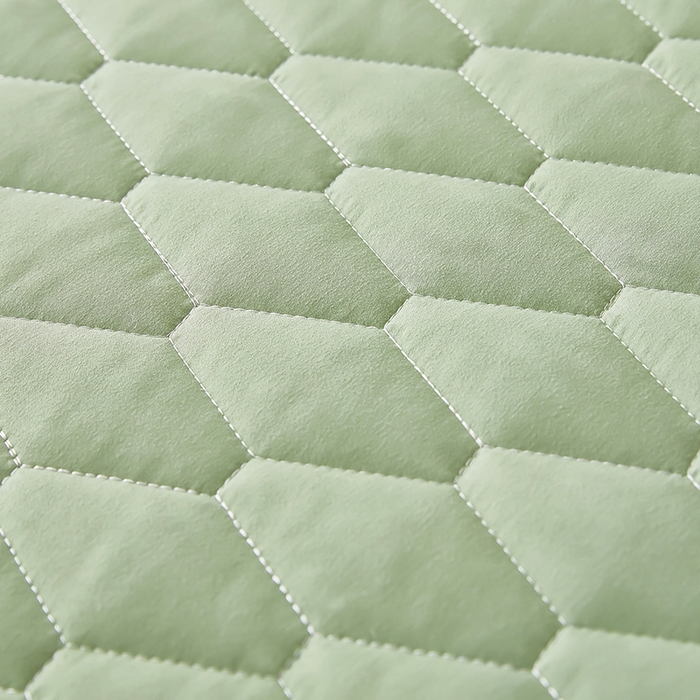 91家纺网 家纺一手货源 找家纺 三盛源 2026新款A类防水夹棉枕套枕芯套防头油双人1.2枕头套1.5夫妻枕头长款一体1.8枕芯套-洛卡系列（支持小批量定制尺寸） 洛卡系列-抹茶绿