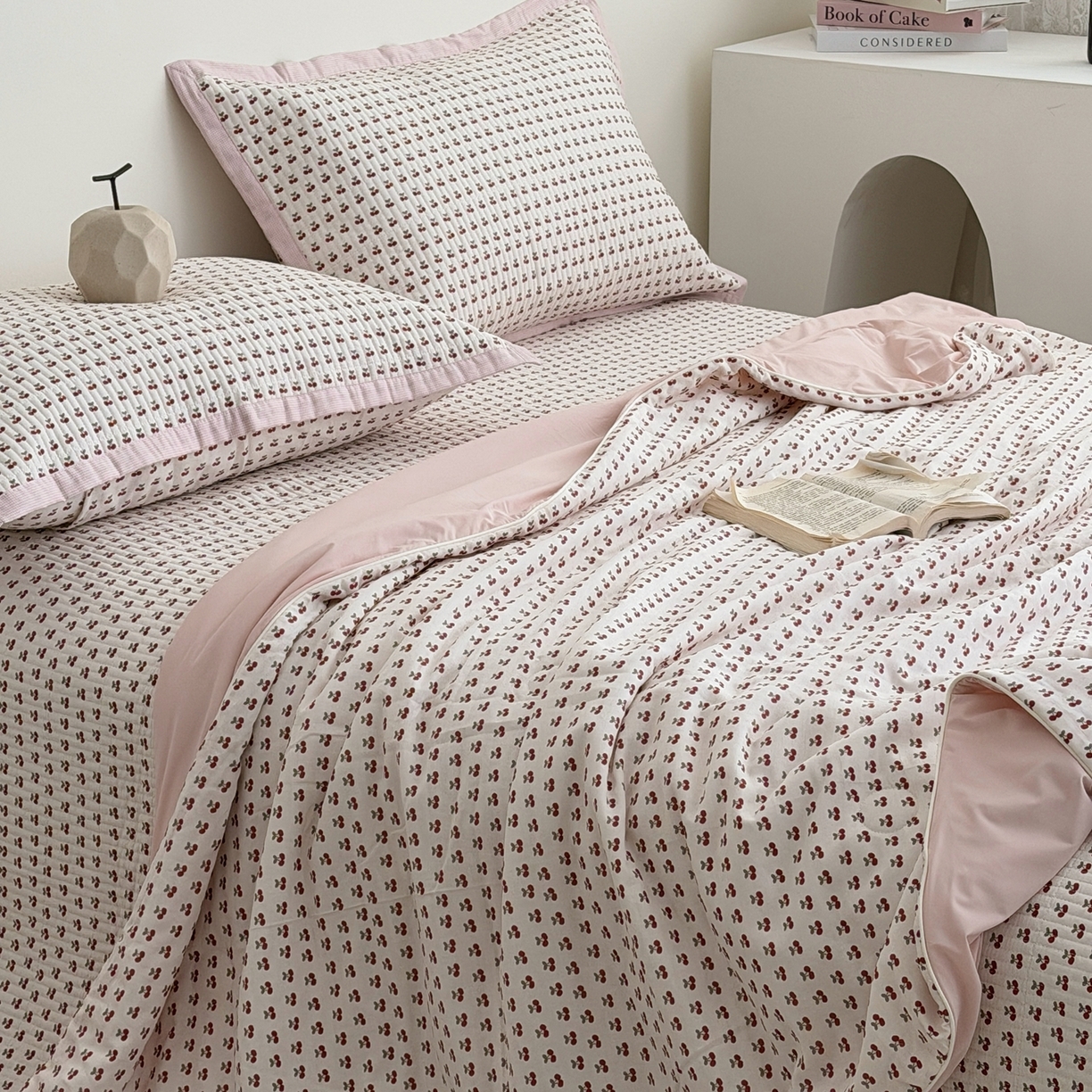 91家纺网 家纺一手货源 找家纺 （总）佰织鑫家居 2026新款全棉双层纱床盖款锦氨夏被四件套