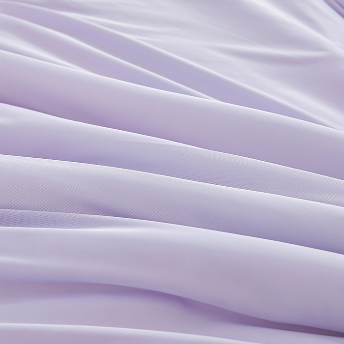 91家纺网 家纺一手货源 找家纺 悦织语 2026新款A类云母凉感丝（含氨纶）+针织棉双面可用夏凉被空调被被子被芯 加仑紫+奶茶粉