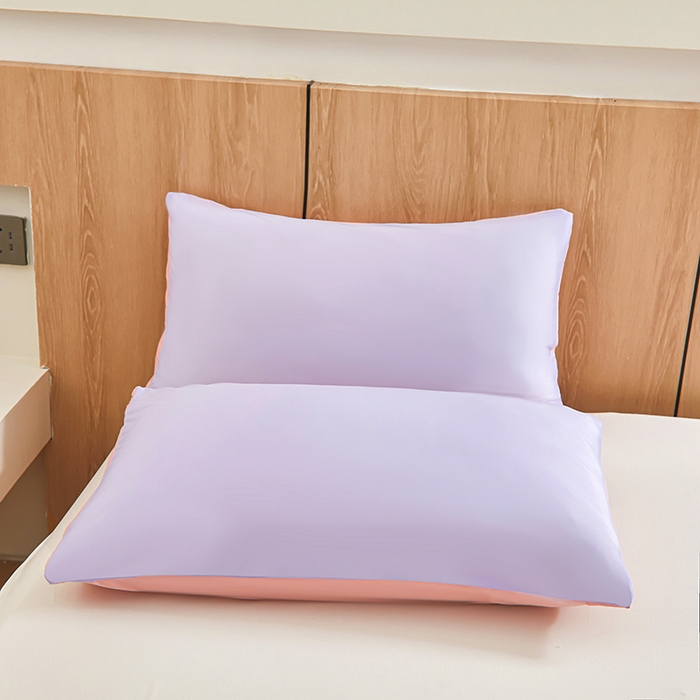 91家纺网 家纺一手货源 找家纺 悦织语 2026新款A类云母凉感丝（含氨纶）+针织棉双面可用夏凉被空调被被子被芯 加仑紫+奶茶粉