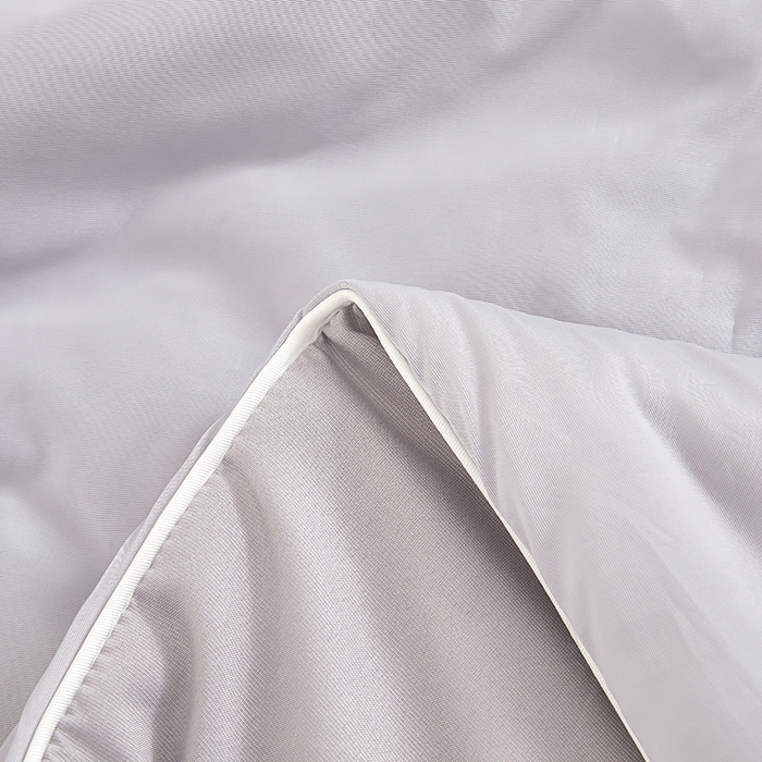 91家纺网 家纺一手货源 找家纺 悦织语 2026新款A类云母凉感丝（含氨纶）+针织棉双面可用夏凉被空调被被子被芯 山灰+中灰