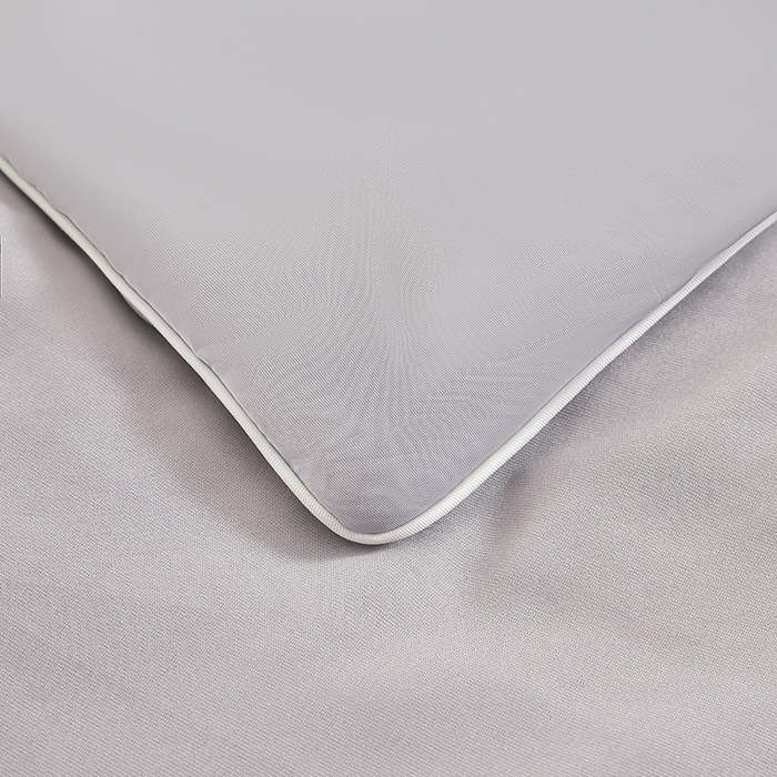 91家纺网 家纺一手货源 找家纺 悦织语 2026新款A类云母凉感丝（含氨纶）+针织棉双面可用夏凉被空调被被子被芯 山灰+中灰