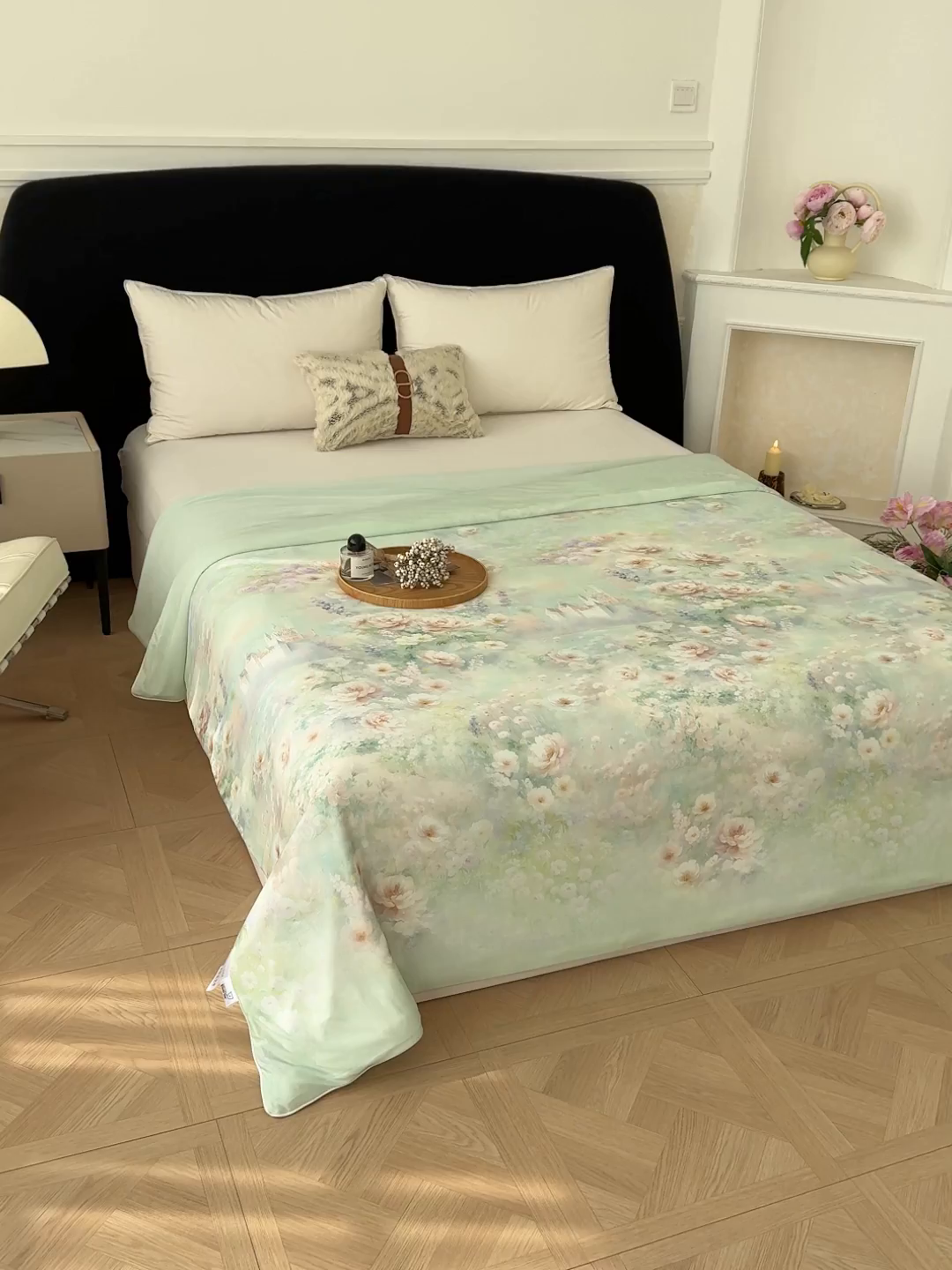 91家纺网 家纺一手货源 找家纺 圣尔雅家纺 2026春夏新款数码印花凉感丝夏被夏凉被空调被系列 如漫