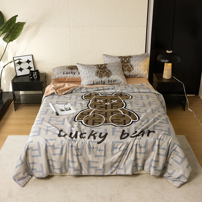 91家纺网 家纺一手货源 找家纺 （总）摩卡（乐趣） 2026新款水洗真丝数码印花夏被四件套