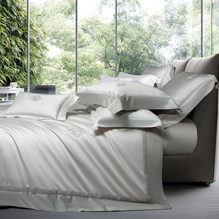 91家纺网 家纺一手货源 找家纺 （总）诗黛尔家纺 2026春夏新款 高端长绒棉刺绣 柏林系列