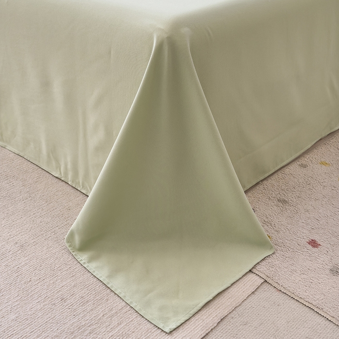 91家纺网 家纺一手货源 找家纺 悦织语 2026新款A类针织棉双层纱韩版夏被四件套空调被 绿色爱心