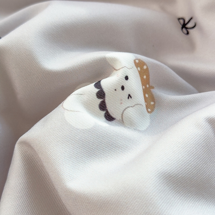 91家纺网 家纺一手货源 找家纺 悦织语 2026新款A类针织棉双层纱韩版夏被四件套空调被 小狗日记