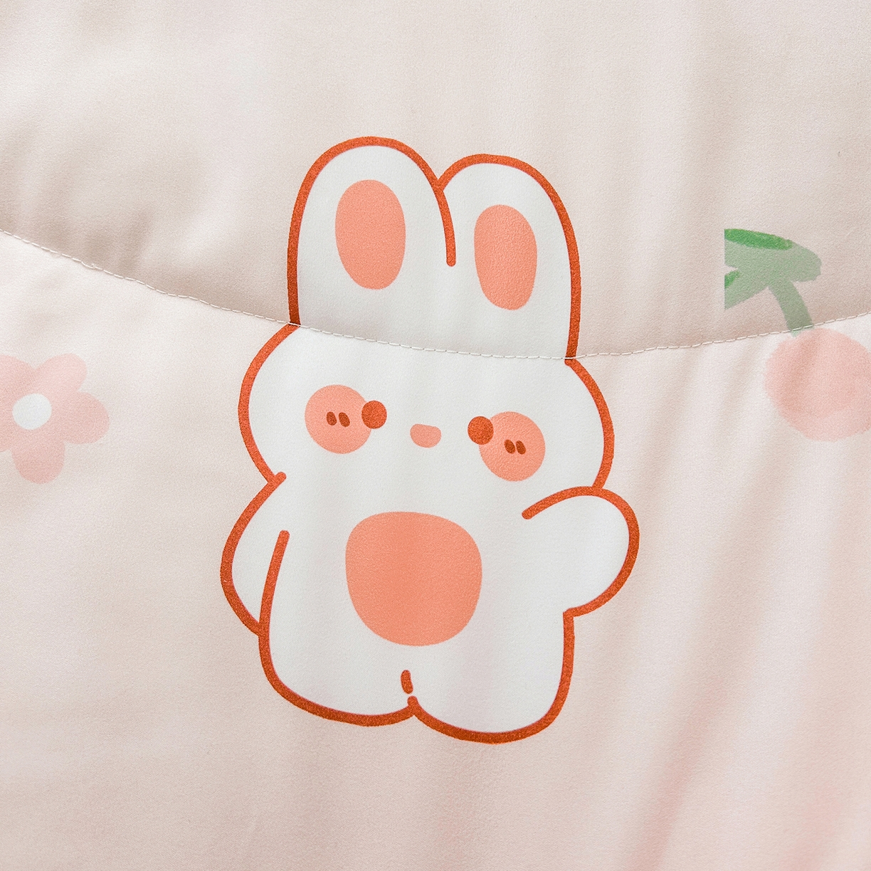 91家纺网 家纺一手货源 找家纺 （总）悦织语 2026新款A类水洗棉双层纱豆豆被大豆夏凉被