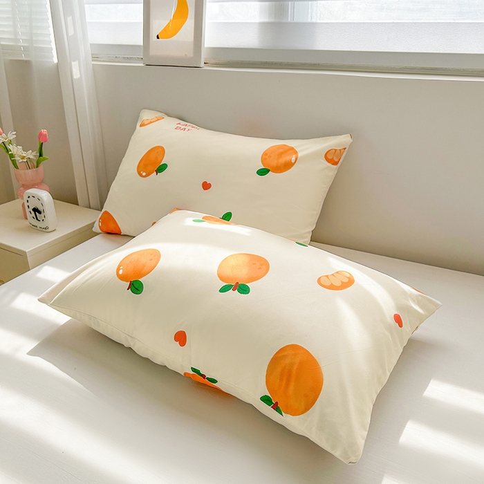 91家纺网 家纺一手货源 找家纺 悦织语 2026新款水洗棉双层纱豆豆被大豆夏凉被 小橙子