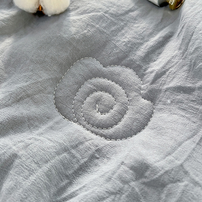 91家纺网 家纺一手货源 找家纺 悦织语 2026新款A类纯色原棉大豆夏被 原棉-灰