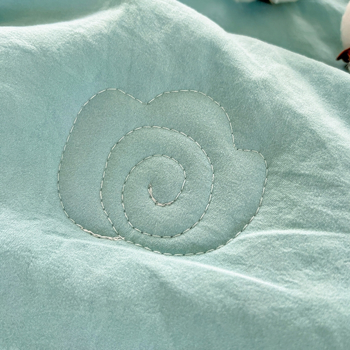 91家纺网 家纺一手货源 找家纺 悦织语 2026新款A类纯色原棉大豆夏被 原棉-海青