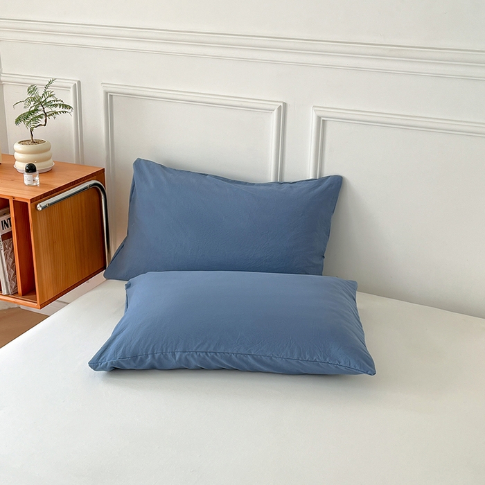 91家纺网 家纺一手货源 找家纺 悦织语 2026新款A类纯色原棉大豆夏被 原棉-蓝