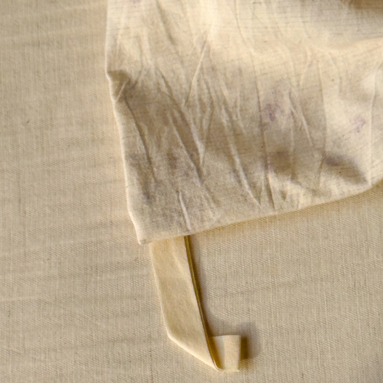 91家纺网 家纺一手货源 找家纺 对白 2026新款A类棉麻文艺风人字纹印花四件套 棉麻-洛神