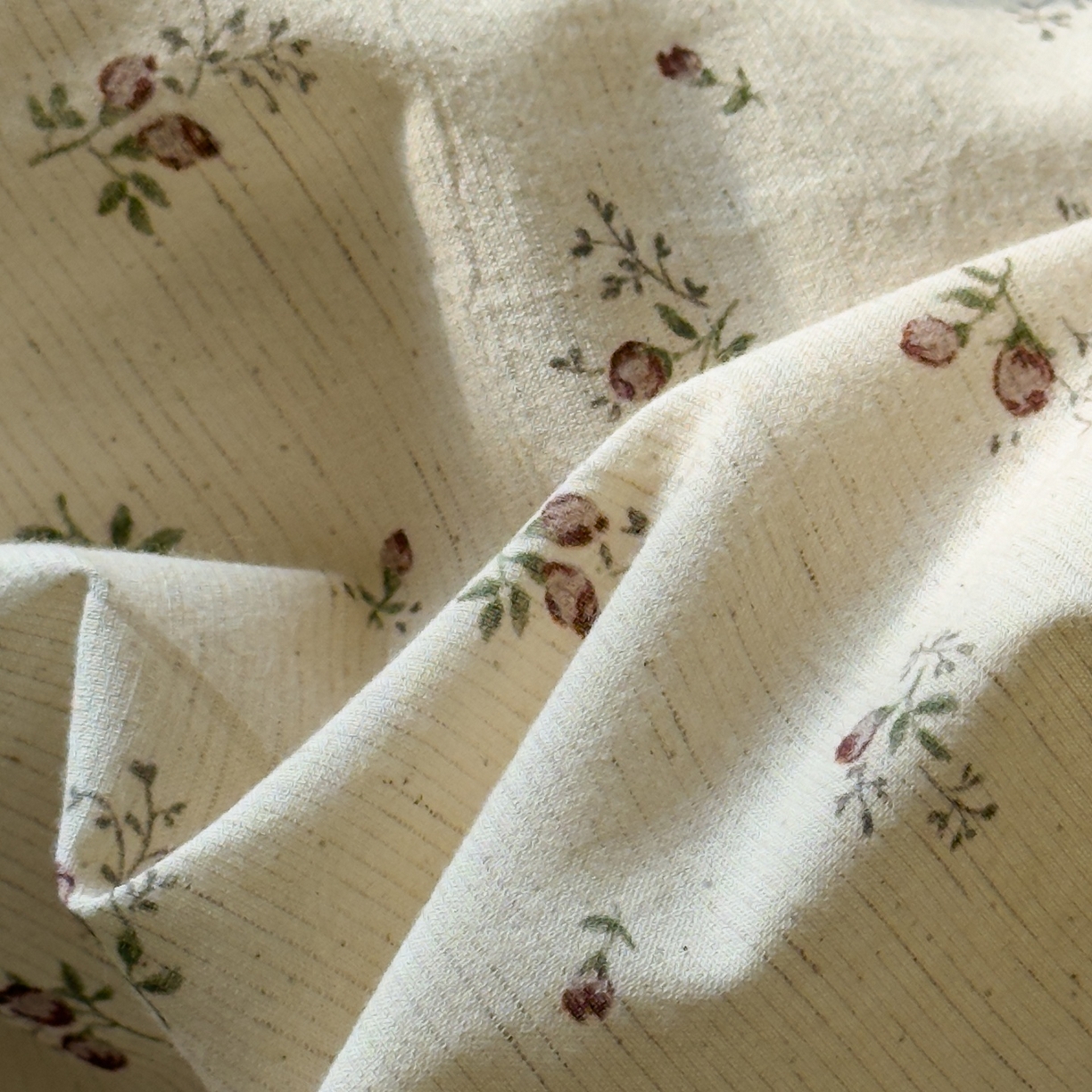 91家纺网 家纺一手货源 找家纺 对白 2026新款A类棉麻文艺风人字纹印花四件套 棉麻-长安