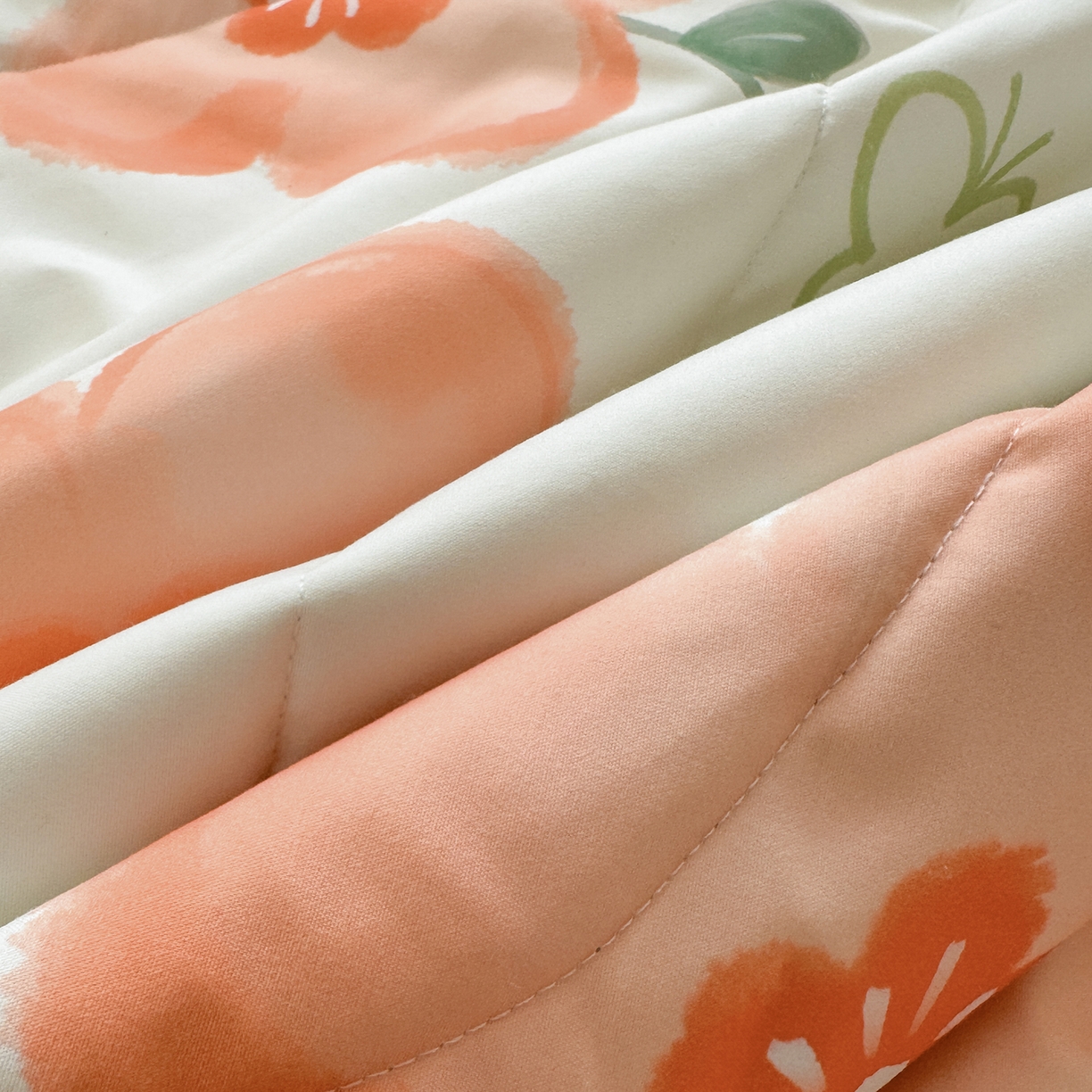 91家纺网 家纺一手货源 找家纺 悦织语 2026新款A类水洗棉双层纱豆豆被大豆夏凉被 花香谷