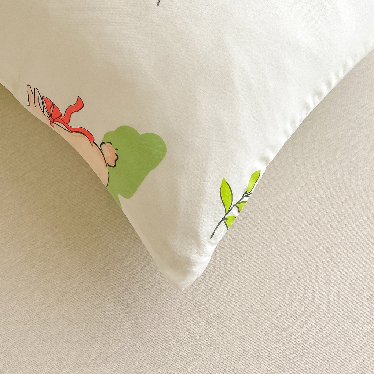 91家纺网 家纺一手货源 找家纺 悦织语 2026新款A类水洗棉双层纱豆豆被大豆夏凉被 花间小兔