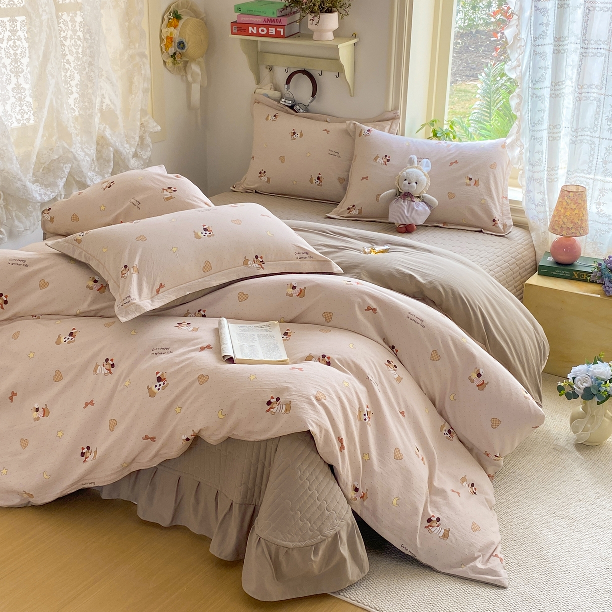 91家纺网 家纺一手货源 找家纺 （总）富之航家纺 2026新款小清新床盖四件套