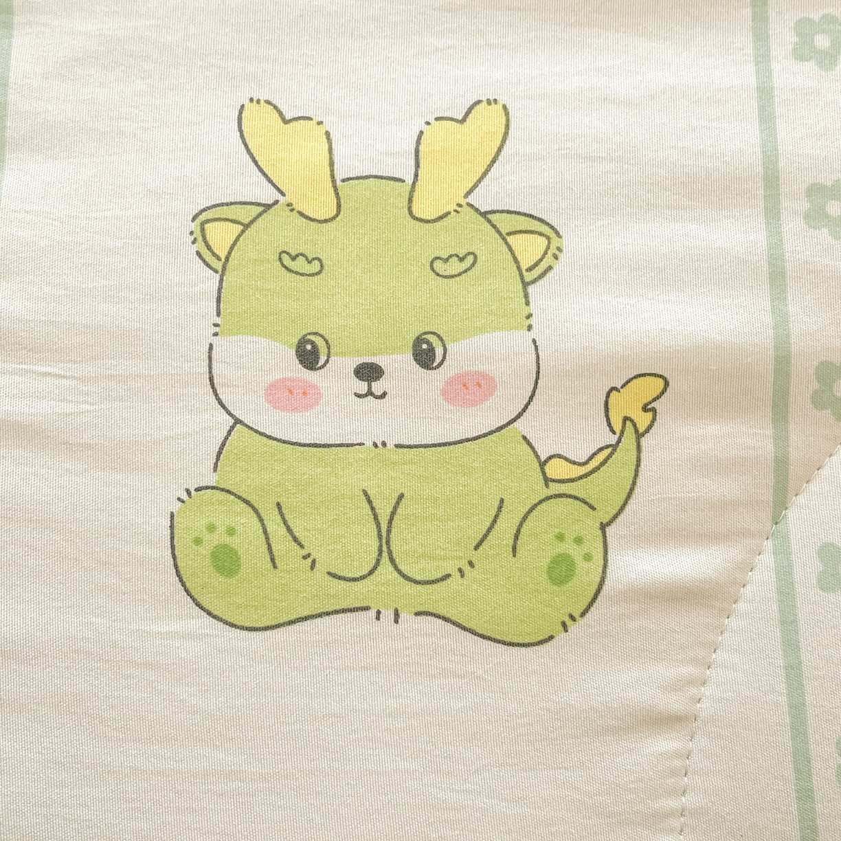 91家纺网 家纺一手货源 找家纺 悦织语 2026新款A类水洗棉双层纱豆豆被大豆夏凉被 森林宝贝