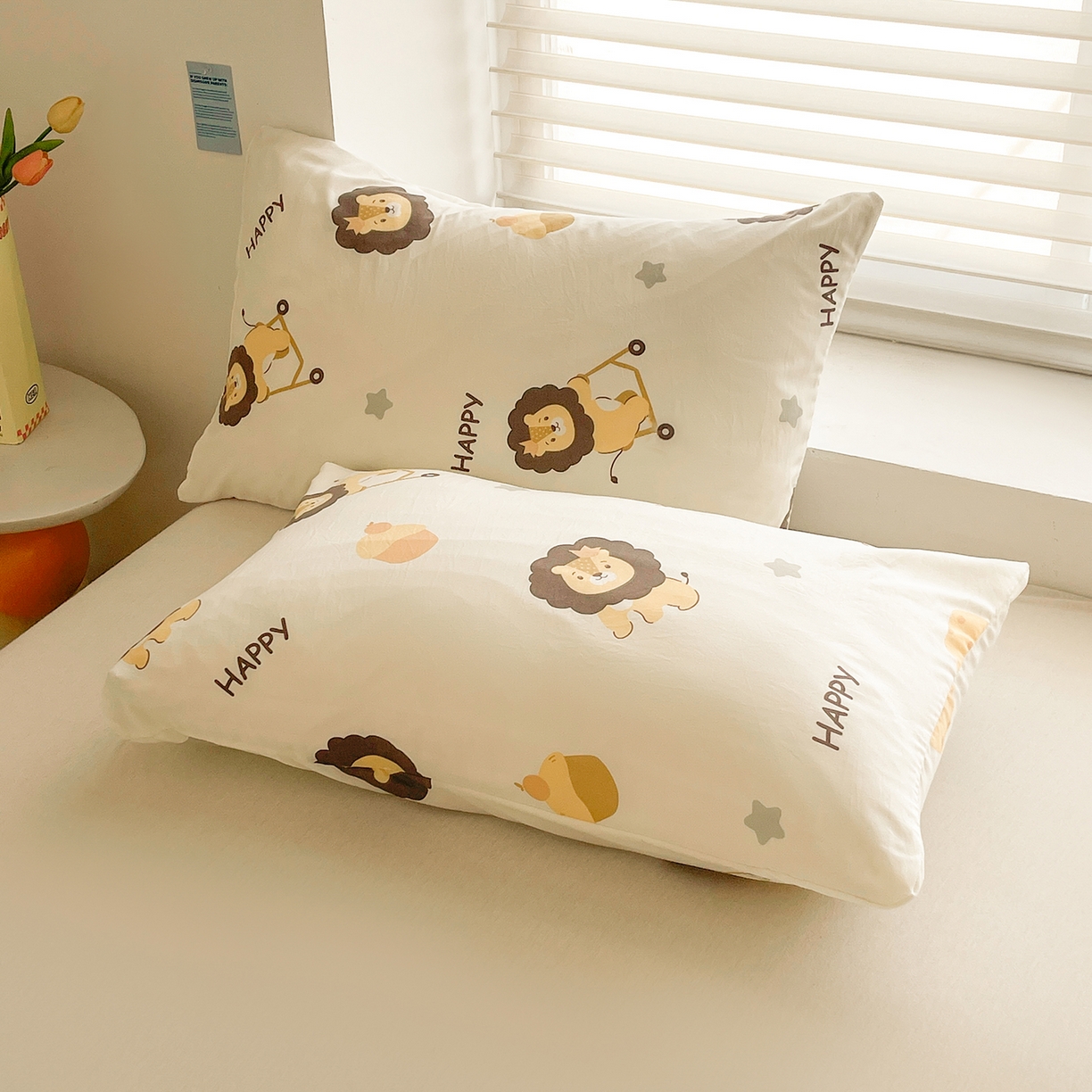 91家纺网 家纺一手货源 找家纺 悦织语 2026新款A类水洗棉双层纱豆豆被大豆夏凉被 狮子王