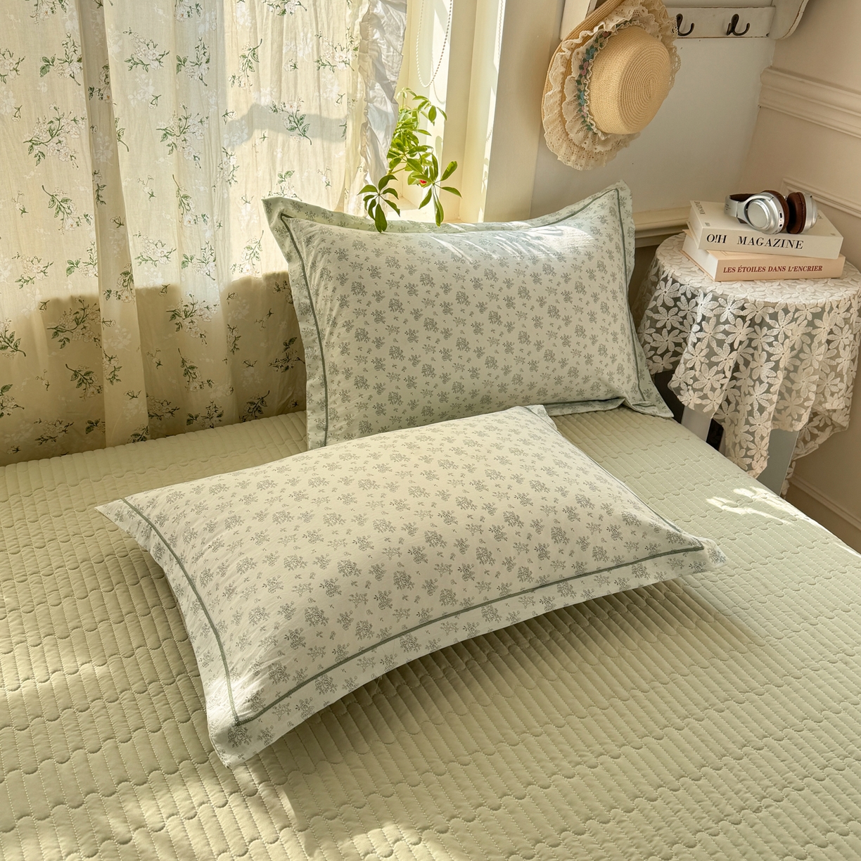 91家纺网 家纺一手货源 找家纺 富之航家纺 2026新款小清新床盖四件套 赫拉