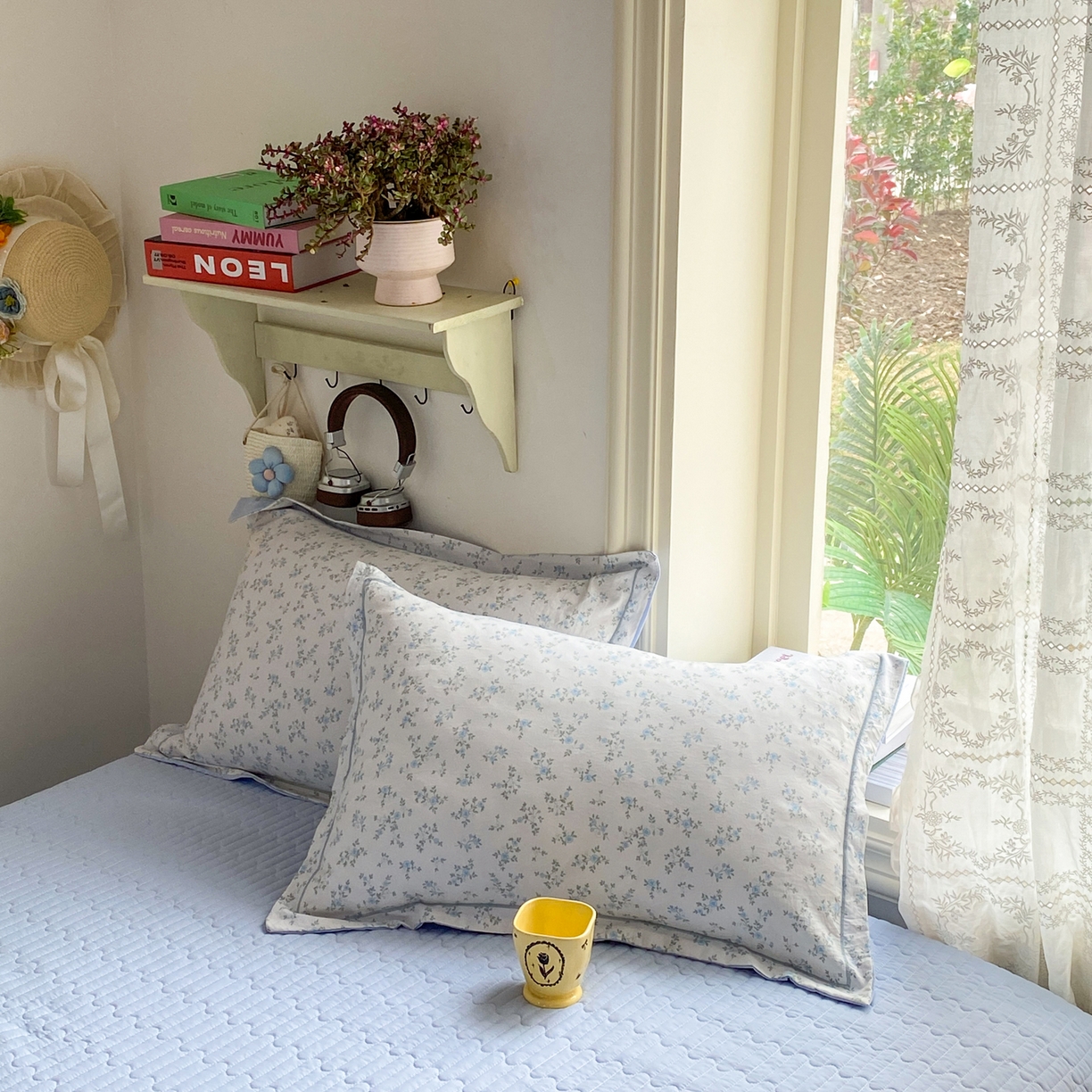 91家纺网 家纺一手货源 找家纺 富之航家纺 2026新款小清新床盖四件套 花田梦