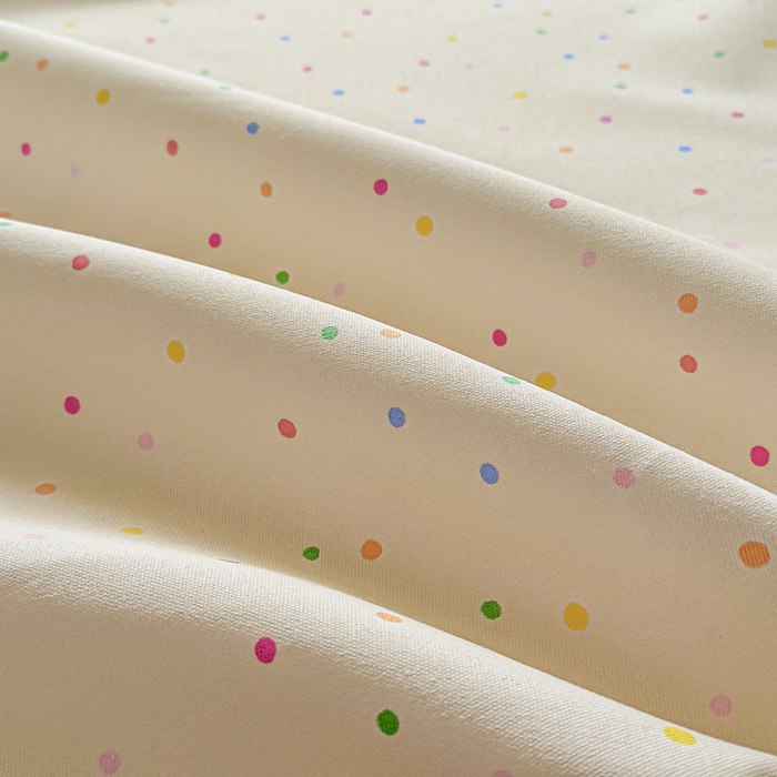 91家纺网 家纺一手货源 找家纺 爱彼家纺 2026新款细沙卡通原棉老粗布床单凉席床单三件套-新升级细沙 彩虹波点